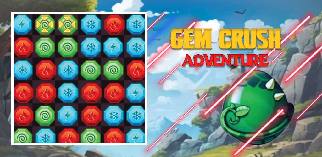 Gem Crusher - Juego de match-3 con gemas